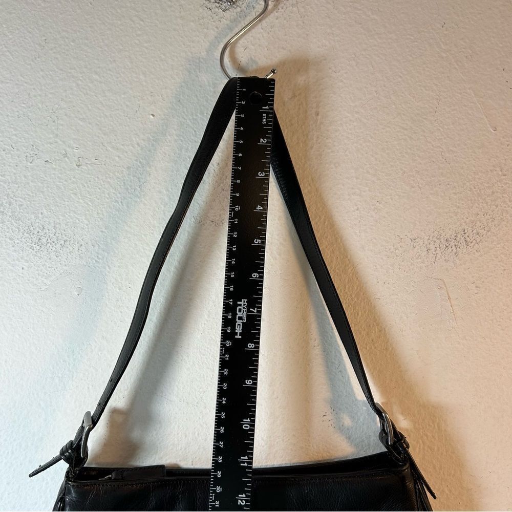 KENNETH COLE REACTION womans handbag black silver leather modern gothcore y2k - Picture 7 of 15